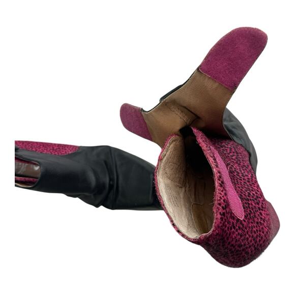 Jeffrey Campbell Pink Cheetah Print platform heels Size 7 - Picture 2 of 10